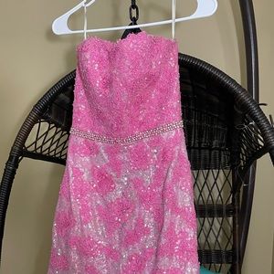 Prom dress. Brand: Sherri Hill. Size: 00. Color: pink